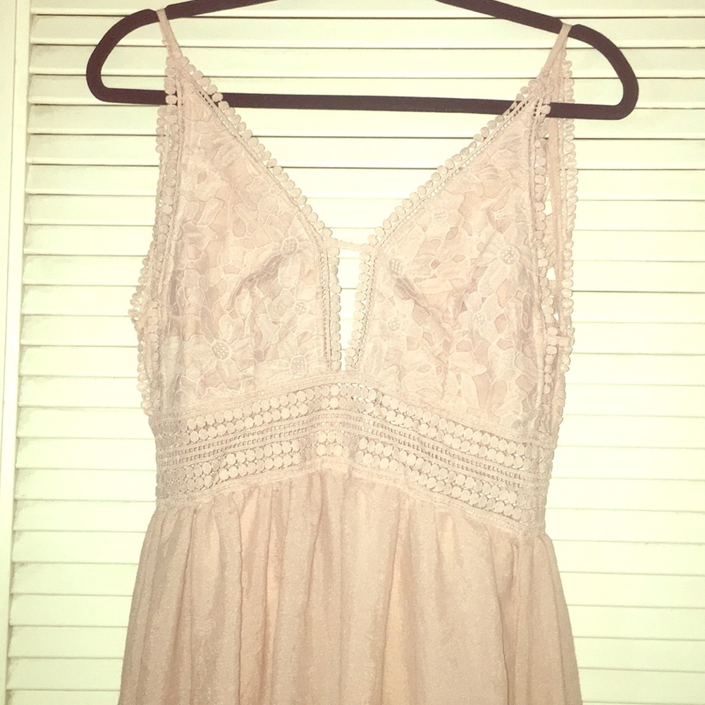 Blush Pink Bridesmaids Dress